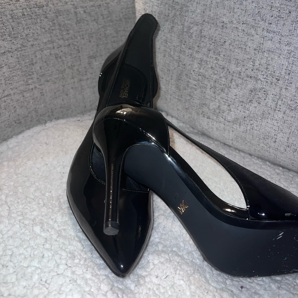 Michael Michael Kors Black Cut Out High Heels